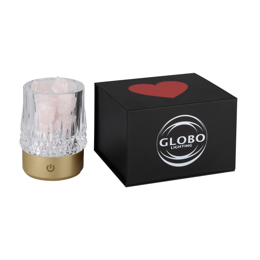 Globo - LED Stmievateľná dotyková stolná lampa LED/1W/5V 3000K 1200 mAh zlatá