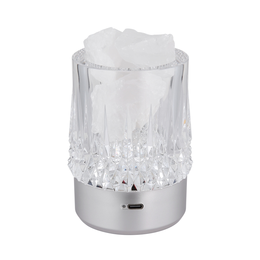 Globo - LED stmievateľná dotyková stolová lampa LED/1W/5V 3000K 1200 mAh strieborná