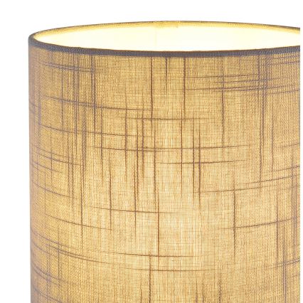 Globo - Stolná lampa 1xE27/40W/230V sivá