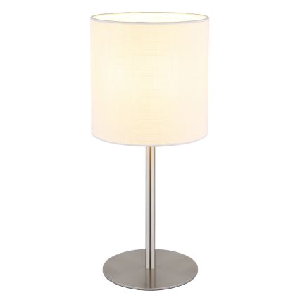 Globo - Stolná lampa 1xE27/40W/230V biela