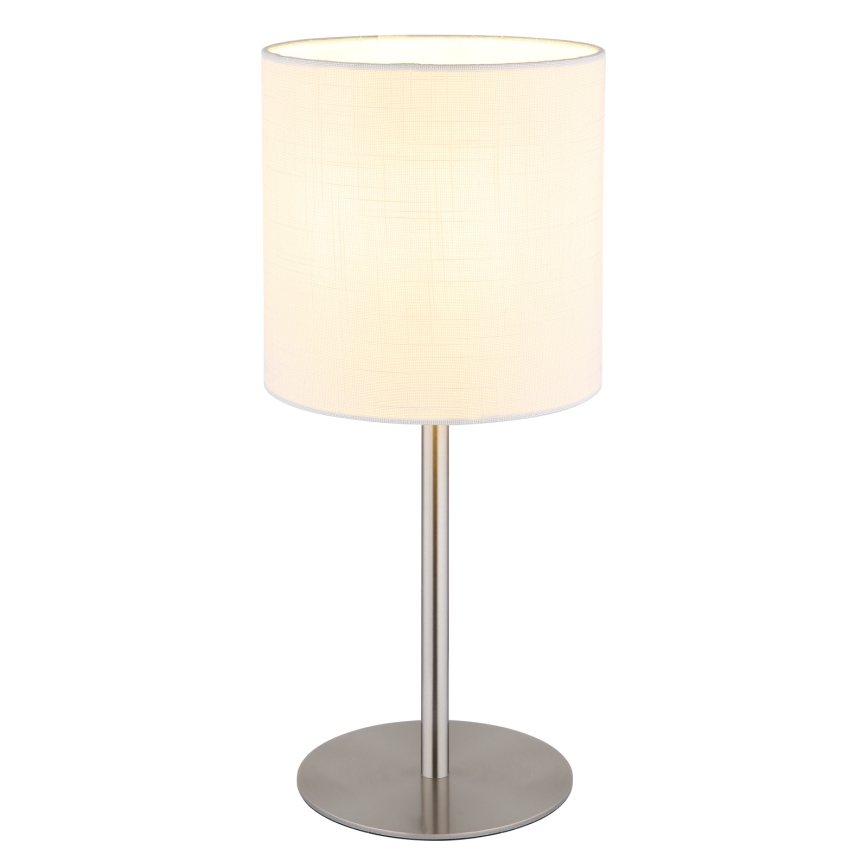 Globo - Stolná lampa 1xE27/40W/230V biela