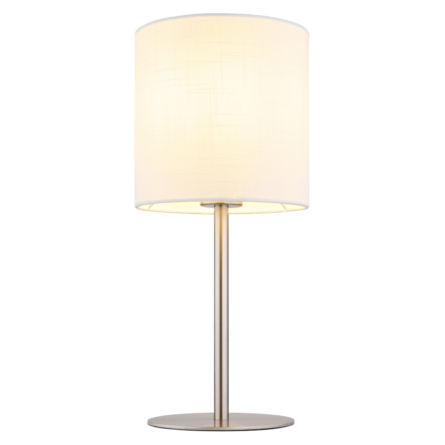 Globo - Stolná lampa 1xE27/40W/230V biela