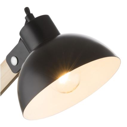 Globo - Stolná lampa 1xE27/40W/230V buk