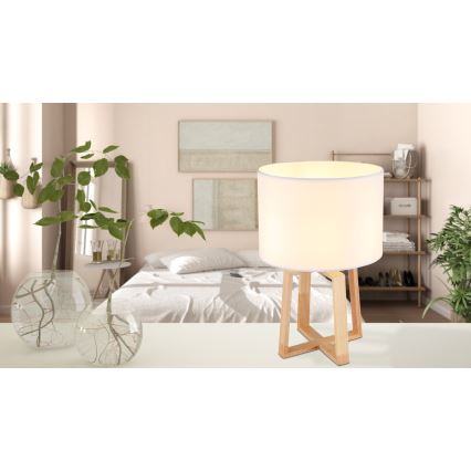 Globo - Stolná lampa 1xE14/40W/230V biela