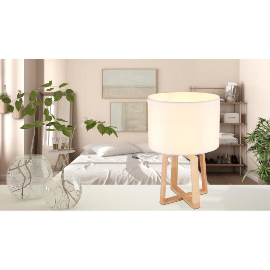 Globo - Stolná lampa 1xE14/40W/230V biela