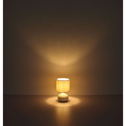 Globo - Stolná lampa 1xE14/40W/230V béžová/keramika