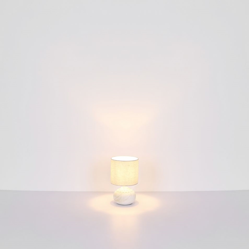 Globo - Stolná lampa 1xE14/40W/230V béžová/keramika