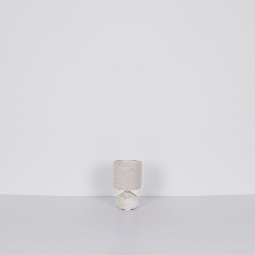 Globo - Stolná lampa 1xE14/40W/230V béžová/keramika