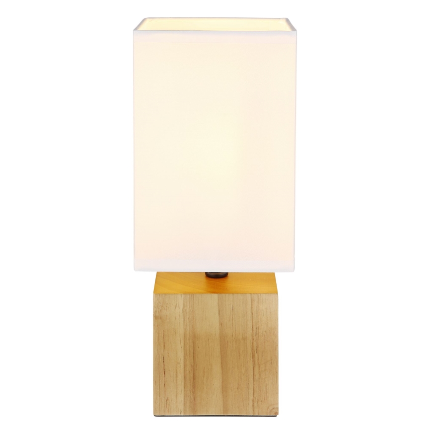 Globo - Stolná lampa 1xE27/7W/230V biela/hnedá
