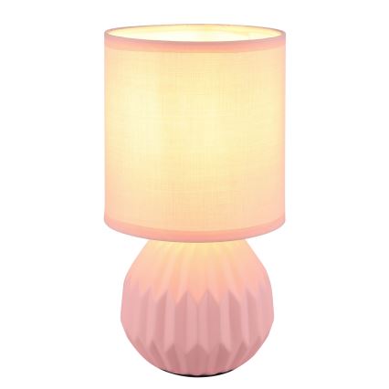 Globo - Stolná lampa 1xE14/40W/230V ružová