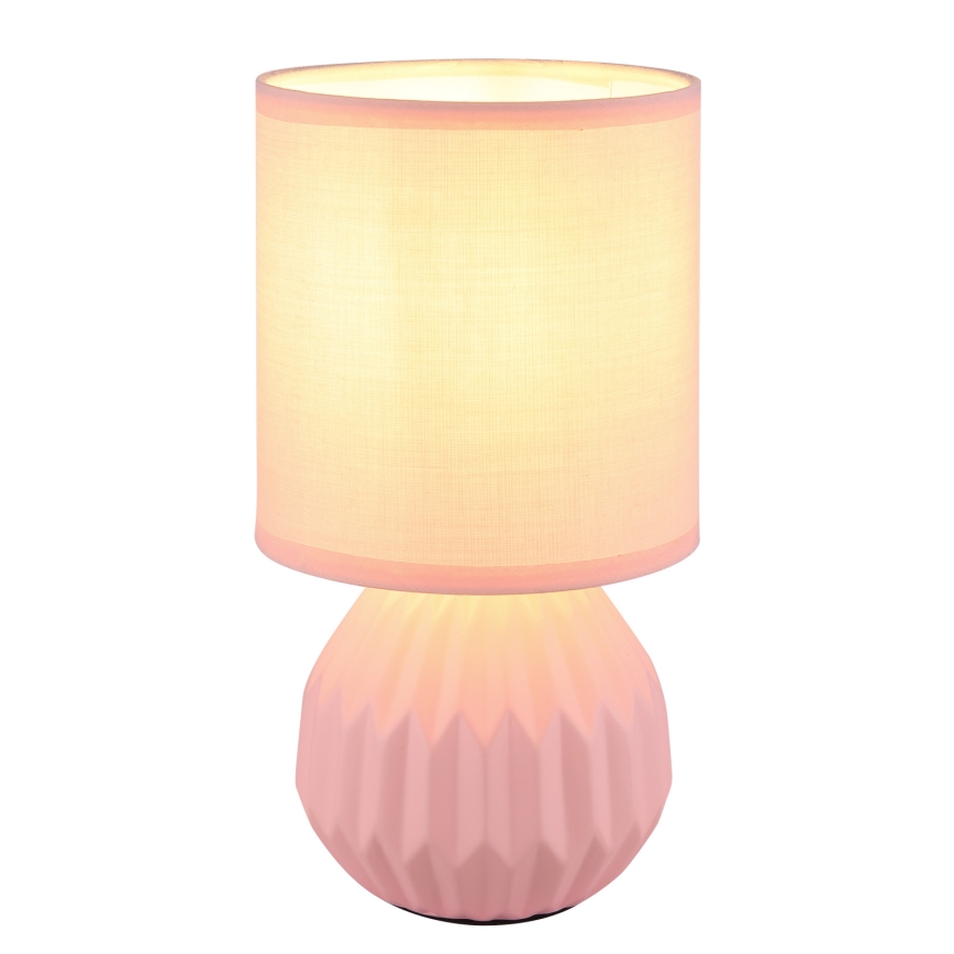 Globo - Stolná lampa 1xE14/40W/230V ružová