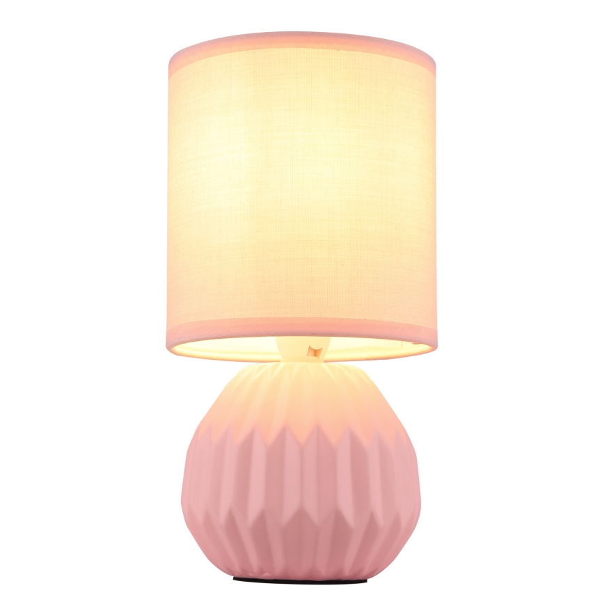 Globo - Stolná lampa 1xE14/40W/230V ružová