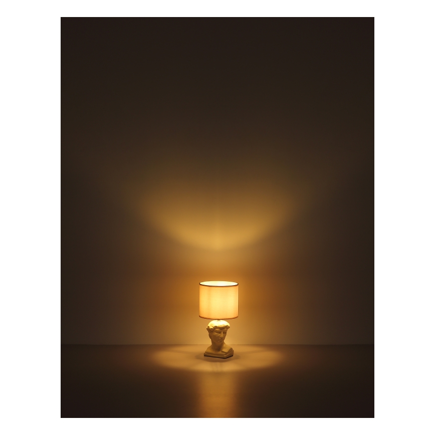 Globo - Stolná lampa 1xE14/40W/230V krémová