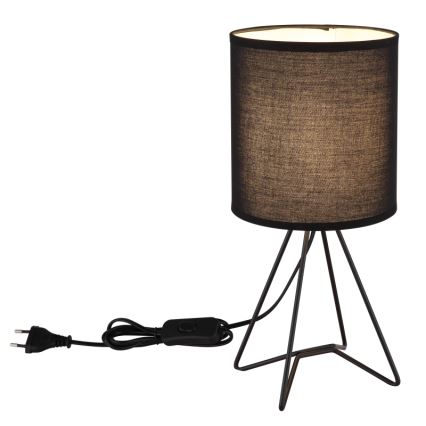 Globo - Stolná lampa 1xE14/40W/230V čierna