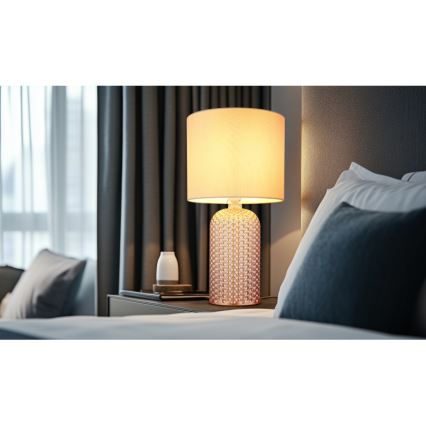 Globo - Stolná lampa 1xE27/60W/230V béžová