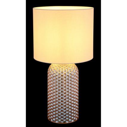 Globo - Stolná lampa 1xE27/60W/230V béžová