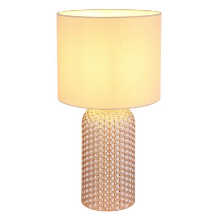 Globo - Stolná lampa 1xE27/60W/230V béžová