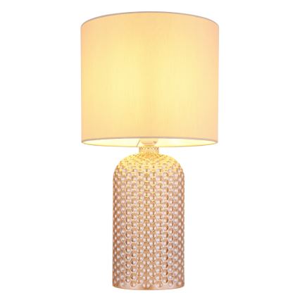 Globo - Stolná lampa 1xE27/60W/230V béžová