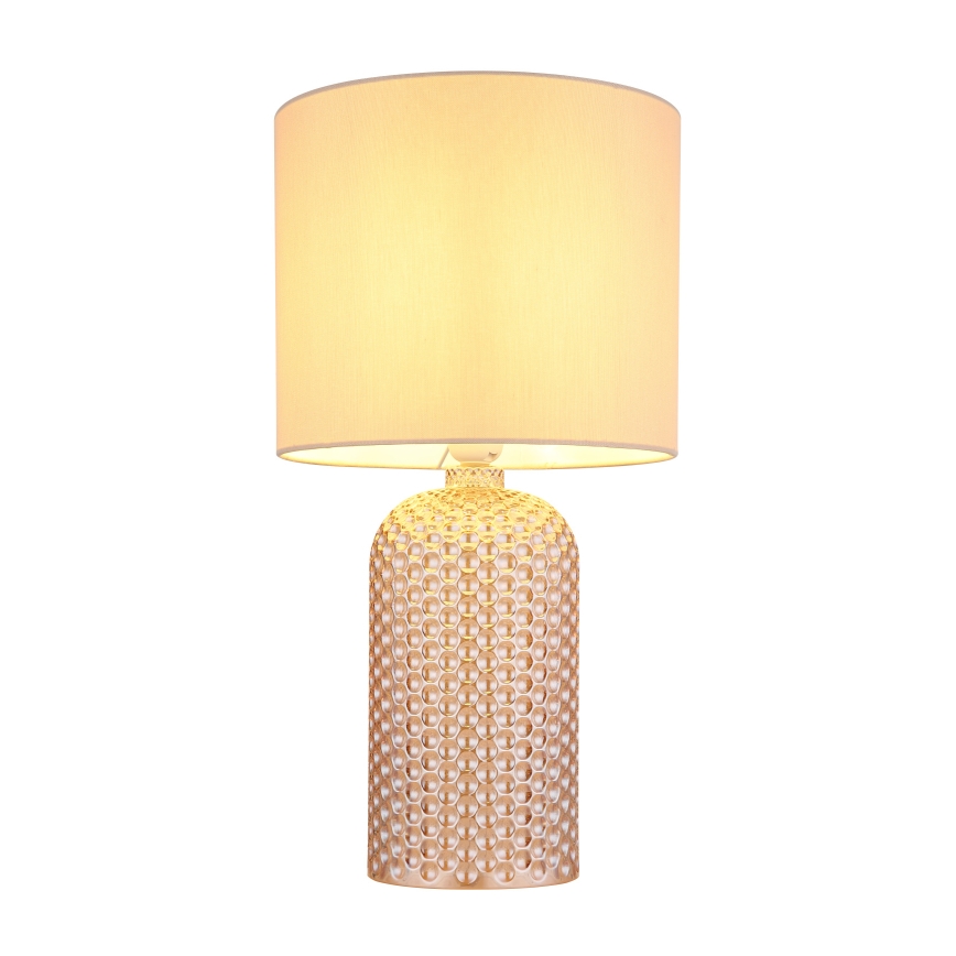 Globo - Stolná lampa 1xE27/60W/230V béžová