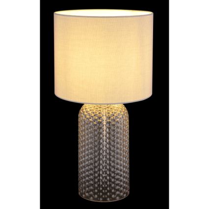 Globo - Stolná lampa 1xE27/60W/230V šedá