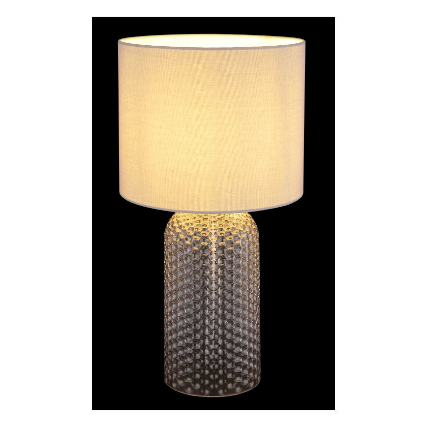 Globo - Stolná lampa 1xE27/60W/230V šedá