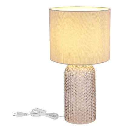 Globo - Stolná lampa 1xE27/60W/230V šedá