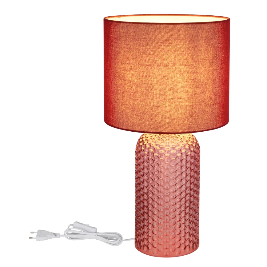 Globo - Stolná lampa 1xE27/60W/230V červená