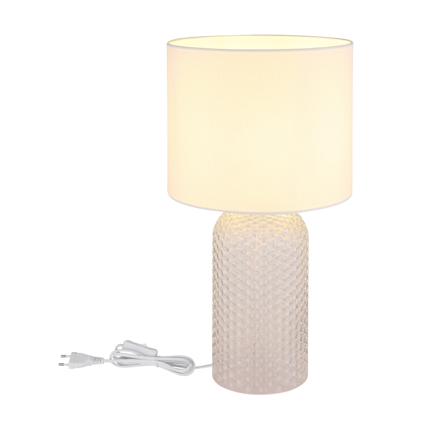 Globo - Stolná lampa 1xE27/60W/230V biela