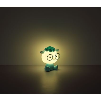 Globo - LED Stmievateľná nabíjacia detská nočná lampička LED/1W/5V 500 mAh modrá