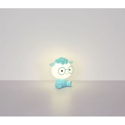 Globo - LED Stmievateľná nabíjacia detská nočná lampička LED/1W/5V 500 mAh modrá