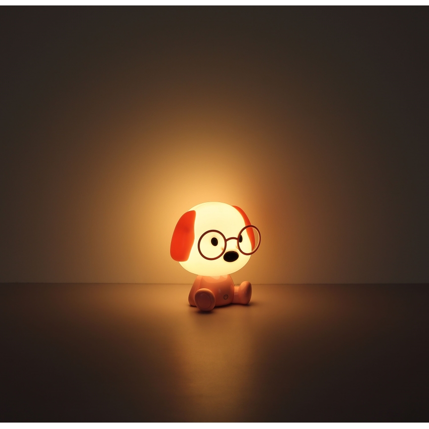 Globo - LED Stmievateľná nabíjacia detská nočná lampička LED/1W/5V 500 mAh ružová