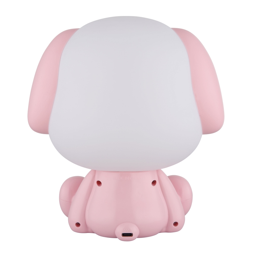 Globo - LED Stmievateľná nabíjacia detská nočná lampička LED/1W/5V 500 mAh ružová