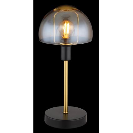 Globo - Stolný dotyková lampa 1xE14/25W/230V čierna/zlatá