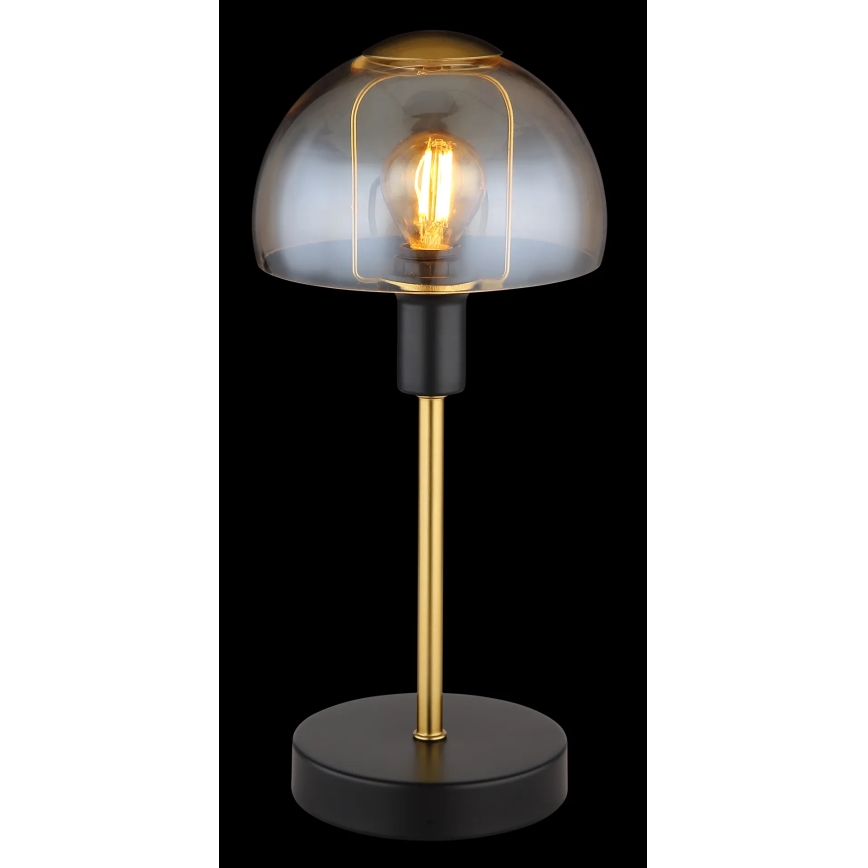Globo - Stolný dotyková lampa 1xE14/25W/230V čierna/zlatá