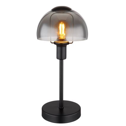 Globo - Stolný dotyková lampa 1xE14/25W/230V čierna