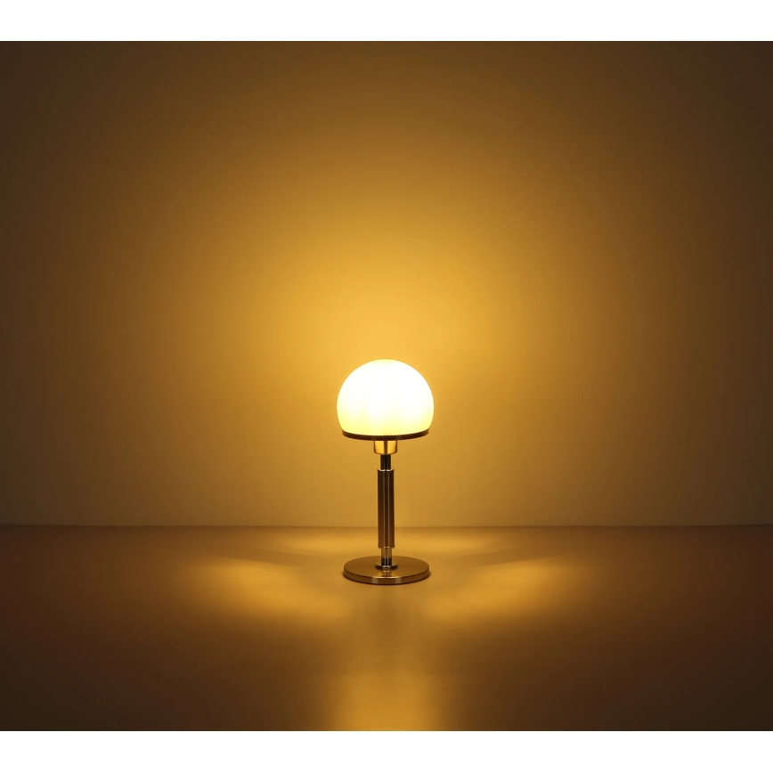 Globo - Stolná lampa 1xE27/40W/230V zlatá