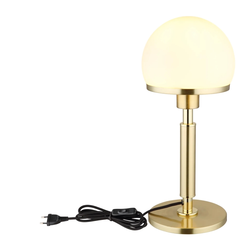 Globo - Stolná lampa 1xE27/40W/230V zlatá