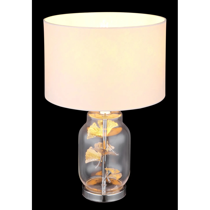 Globo - Stolná lampa 1xE27/40W/230V biela