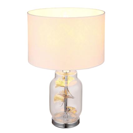 Globo - Stolná lampa 1xE27/40W/230V biela