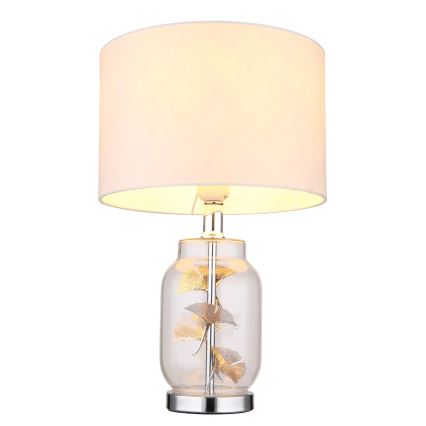 Globo - Stolná lampa 1xE27/40W/230V biela