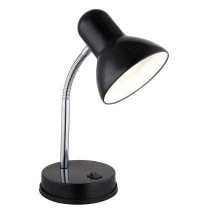 Globo - Stolná lampa 1xE27/40W/230V čierna