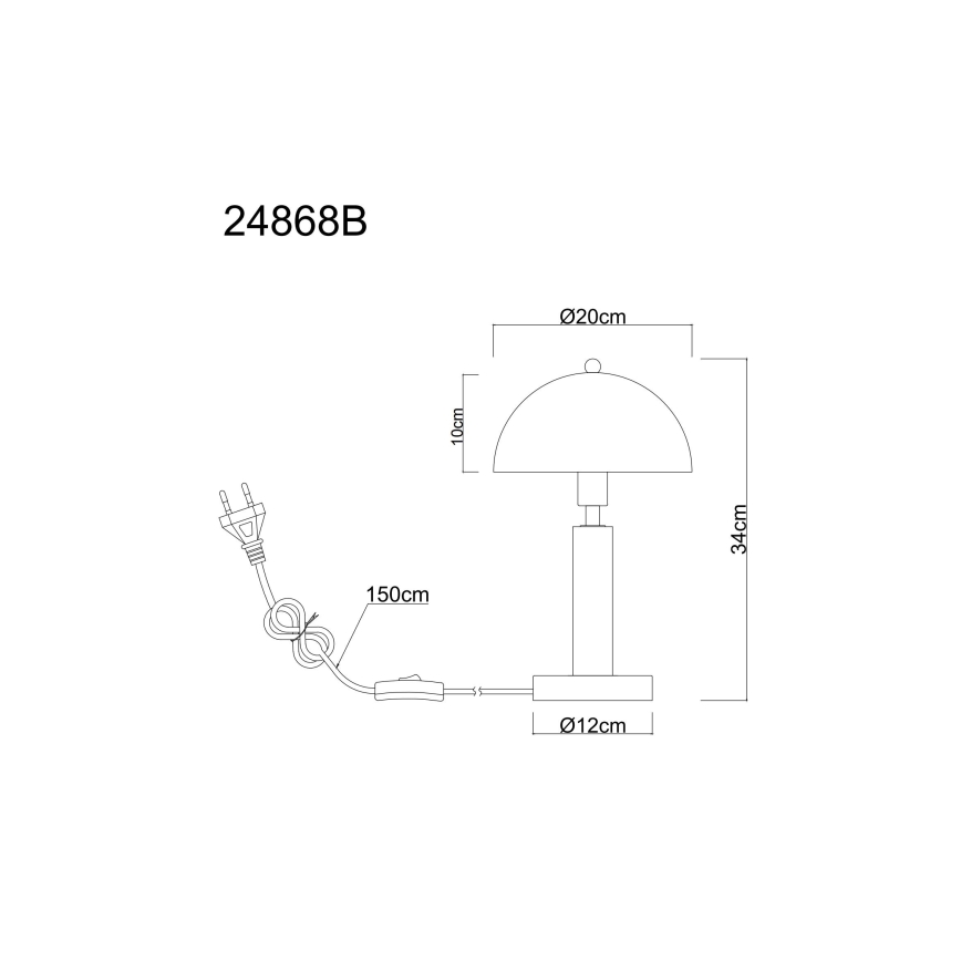 Globo - Stolná lampa 1xE14/40W/230V