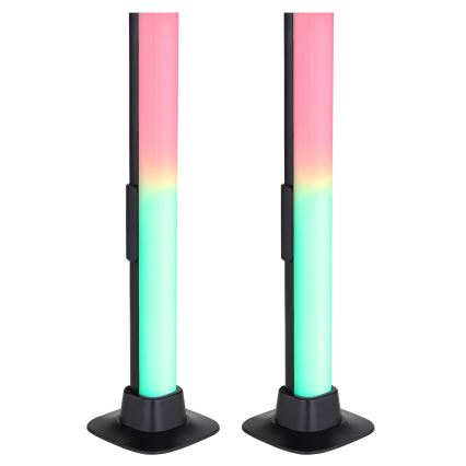 Globo RGB- SADA 2x LED RGB Stmievateľná stolná lampa 2v1 LED/2W/5V USB Wi-Fi Tuya