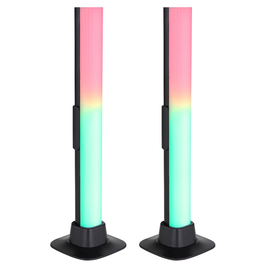 Globo RGB- SADA 2x LED RGB Stmievateľná stolná lampa 2v1 LED/2W/5V USB Wi-Fi Tuya