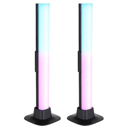 Globo RGB- SADA 2x LED RGB Stmievateľná stolná lampa 2v1 LED/2W/5V USB Wi-Fi Tuya