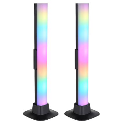 Globo RGB- SADA 2x LED RGB Stmievateľná stolná lampa 2v1 LED/2W/5V USB Wi-Fi Tuya