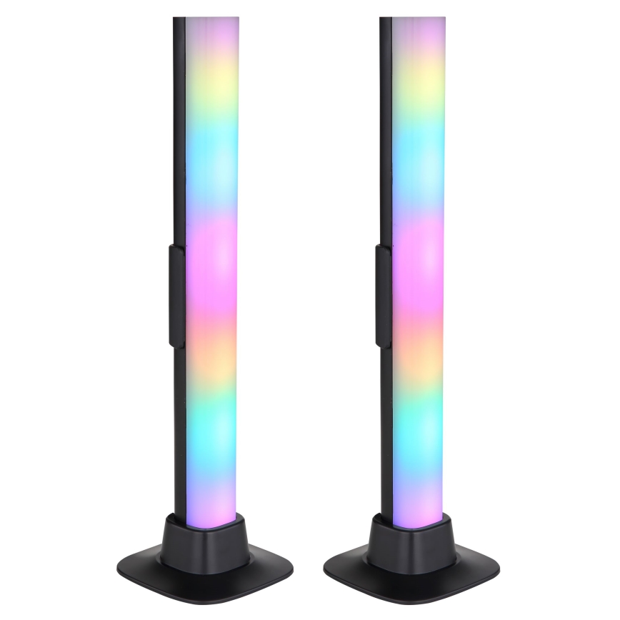 Globo RGB- SADA 2x LED RGB Stmievateľná stolná lampa 2v1 LED/2W/5V USB Wi-Fi Tuya