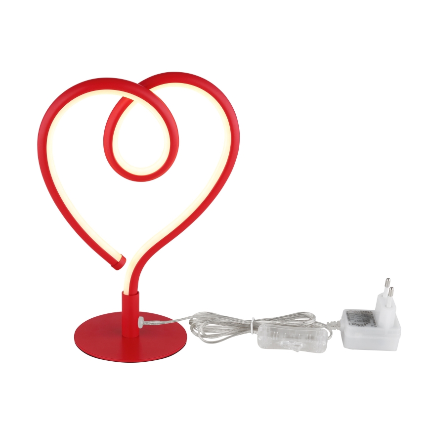 Globo - LED Stolná lampa LED/6W/230V červená