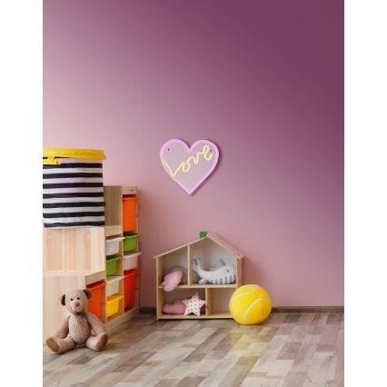 Globo - LED Neónová nástenná dekorácia LED/3W/USB srdce
