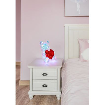 Globo - LED Stolná dekorácia LED/6W/5V USB medveď